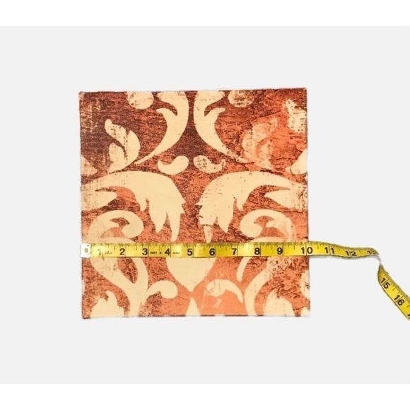 canvas Art Print Orange and Cream Size three actual prints - Picture 4 of 10